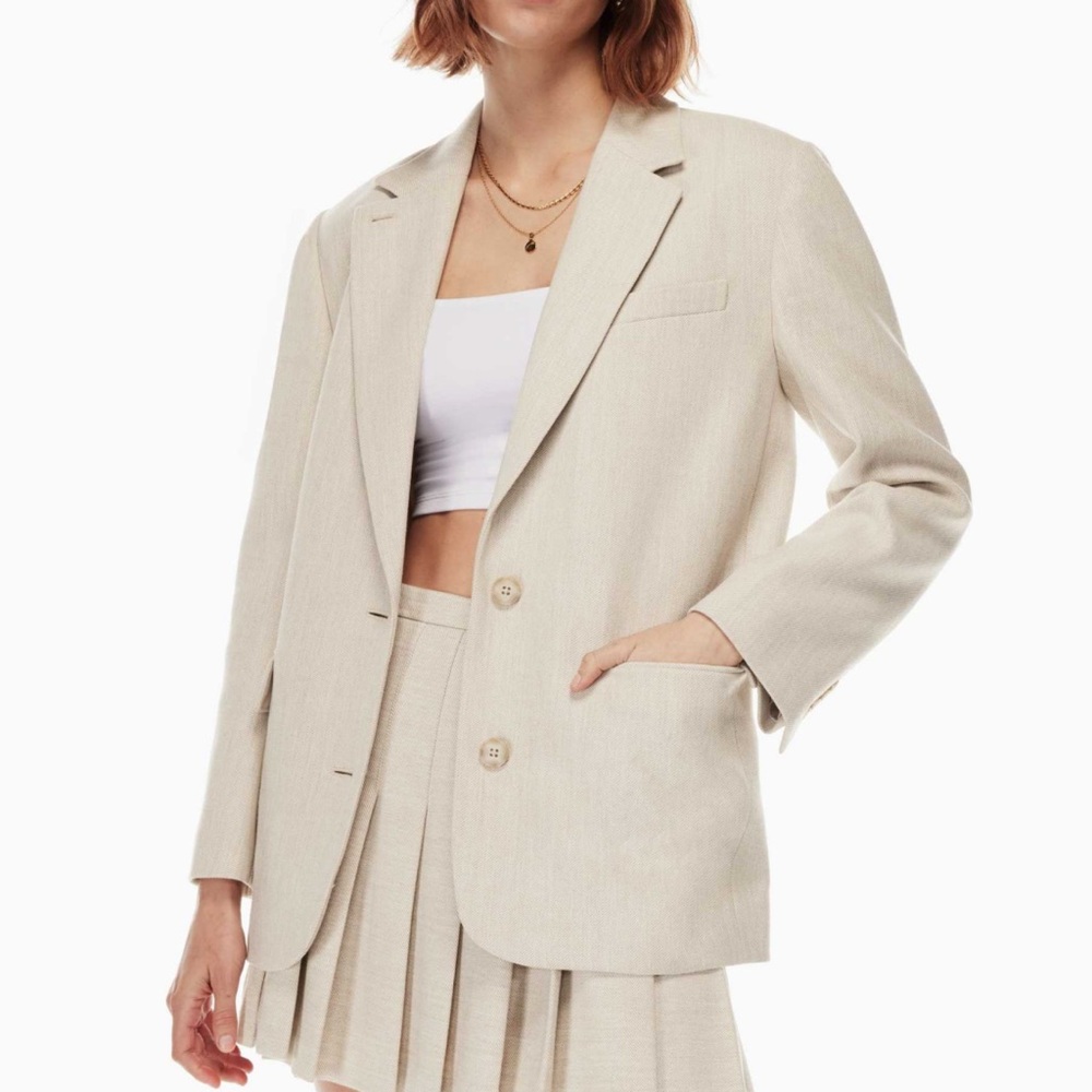 Aritzia Sophia Blazer XXS in Grey Heather